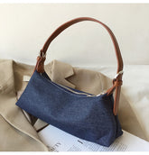 Classic Everyday Denim Shoulder Bag