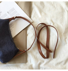 Classic Everyday Denim Shoulder Bag