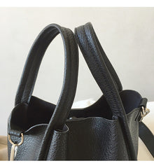 Ultra Soft Leather Bucket Bag
