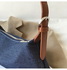 Classic Everyday Denim Shoulder Bag