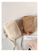 Faux Furry Crossbody Bag