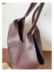 Simple Leather Tote Bag