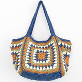 Crochet Granny Square Shoulder Bag