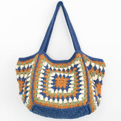 Crochet Granny Square Shoulder Bag