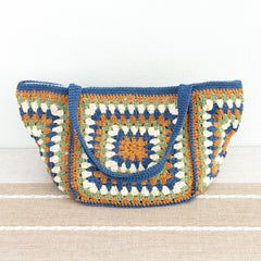 Crochet Granny Square Shoulder Bag