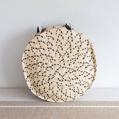 Round Straw Tote