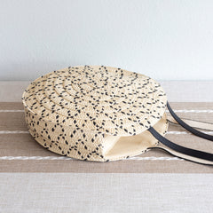 Round Straw Tote