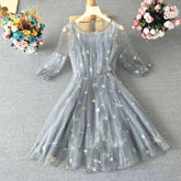 Star Galaxy Tulle Skater Dress