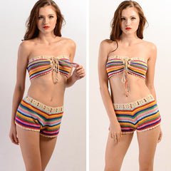 Beach Swimsuit Floral Two-Piece Set