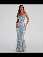 Remi Sequin Mesh Mermaid Dresses