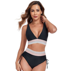 Two-Piece Printed Sports Swimsuit Bikini