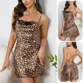 Leopard Print Strappy Dress