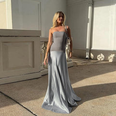 Satin Evening Dress