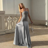 Satin Evening Dress