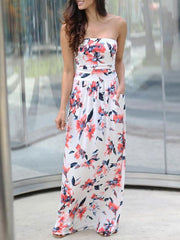 Hermosos vestidos bohemios con hombros descubiertos y estampados florales