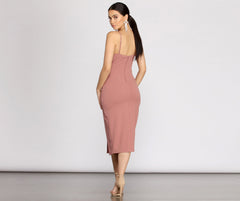 Vestidos midi de crepé de Candace