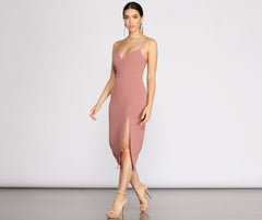 Vestidos midi de crepé de Candace