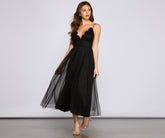 Poppy Formal Scalloped Lace A-Line Dresses