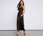 Amora Formal Ruched Satin Slip Dresses