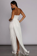 Vestidos de encaje sin tirantes Bailey