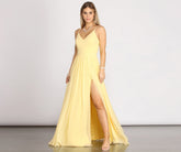 Polly – Formelle Kleider mit hohem Schlitz