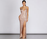Cara Formal Sequin And Pearl Dresses