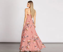 Alina Chiffon Floral Dresses