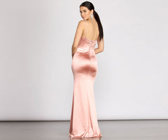 Nahla Formal Satin Mermaid Dresses