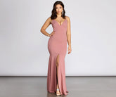 Alia Deep V Mermaid Dresses