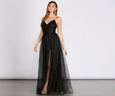 Parker Heat Stone Tulle Dresses