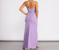 Olena Wrap Skirts Crepe Dresses