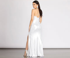 Charlie Metallic-Strick-Meerjungfrauenkleider