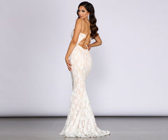 Amina Lace Up Back Mermaid Dresses