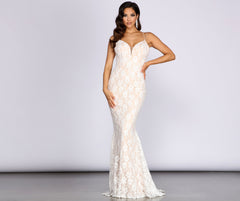 Amina Lace Up Back Mermaid Dresses