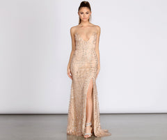 Vestidos Camille con espalda cruzada, purpurina y malla