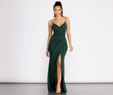 Nadia – Formelle Wickelkleider aus Crêpe