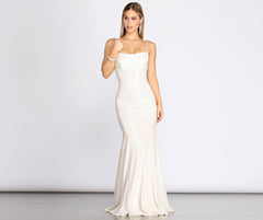 Char Formale Gitter-Glitzerkleider