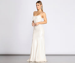 Char Formale Gitter-Glitzerkleider