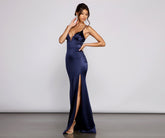 Carrieann Formal Satin Mermaid Dresses