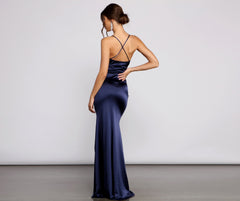 Carrieann – Formelle Meerjungfrauenkleider aus Satin