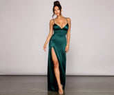 Carmen High-Slit Satin Formal Dresses