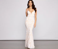 Sophia Pailletten Ärmellose Abendkleider