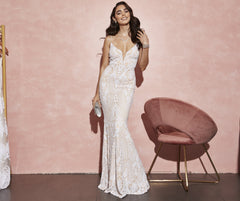 Sophia Pailletten Ärmellose Abendkleider