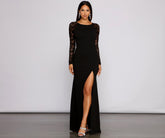 Scarlett Formal High Slit Lace Mermaid Dresses