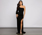 Odette Formal One Shoulder Crepe Mermaid Dresses