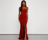 Alani Formal High Slit A-Line Dresses