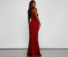 Alani Formal High Slit A-Line Dresses