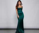 Selena Ruched Satin Mermaid Dresses