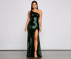 Autumn Sequin Mesh Mermaid Dresses