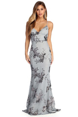 Nicole Sleeveless Sequin Dresses